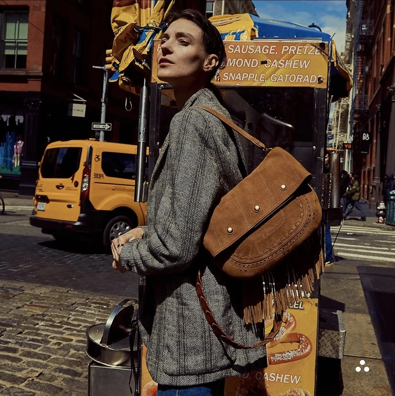 Sac besace Jerry M en cuir Jérôme Dreyfuss