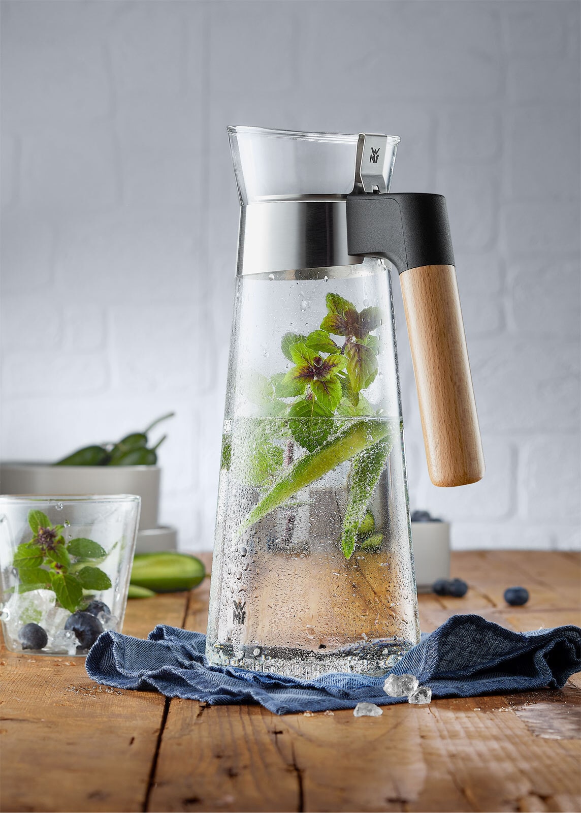 WMF Wasserkaraffe KINEO 1000 ml Borosilikatglas