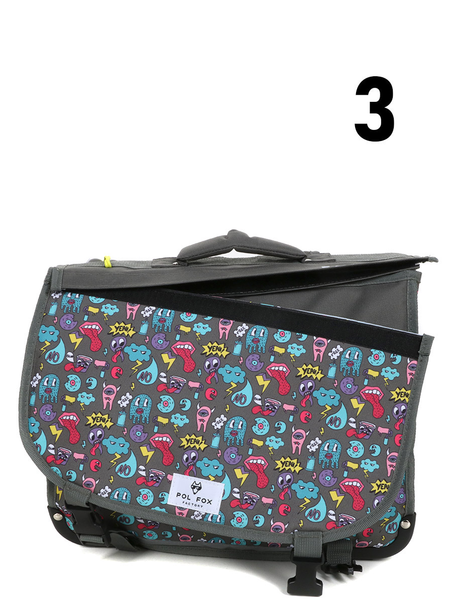 Cartable RÀversible Pol Fox Rider 38 cm