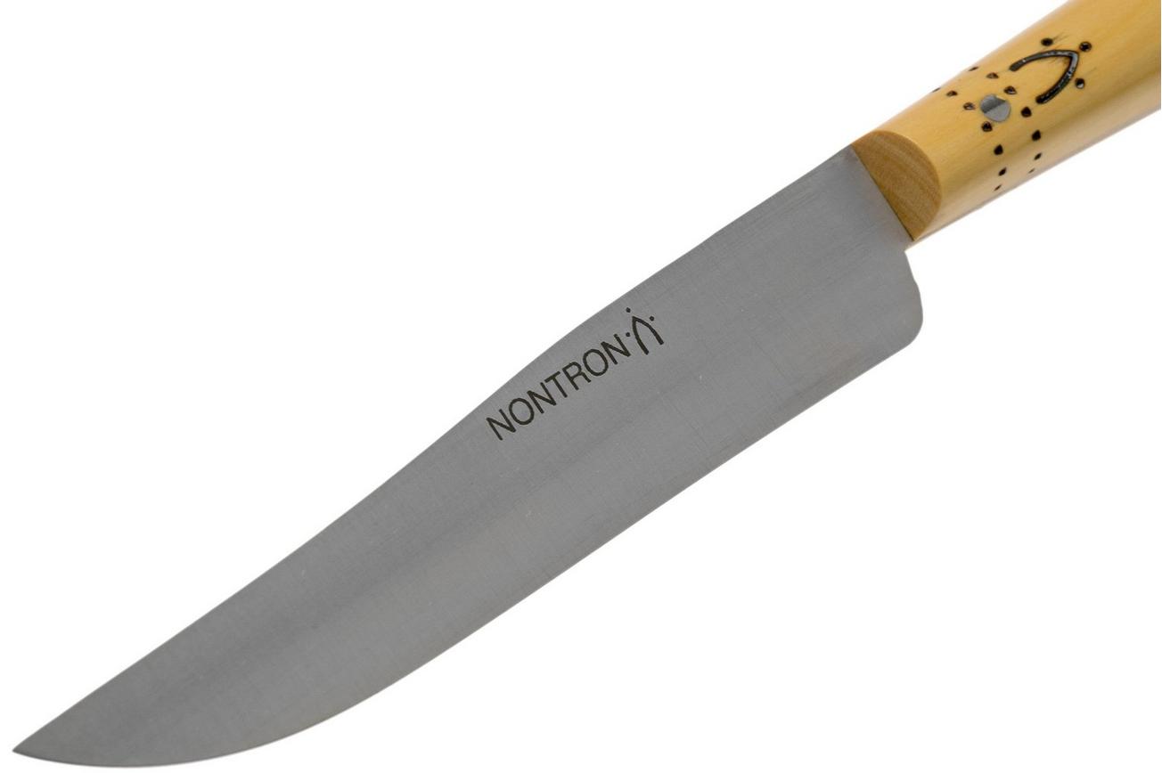Nontron Traditional 6-delige steakmesset buxushout, T6OFRYBU