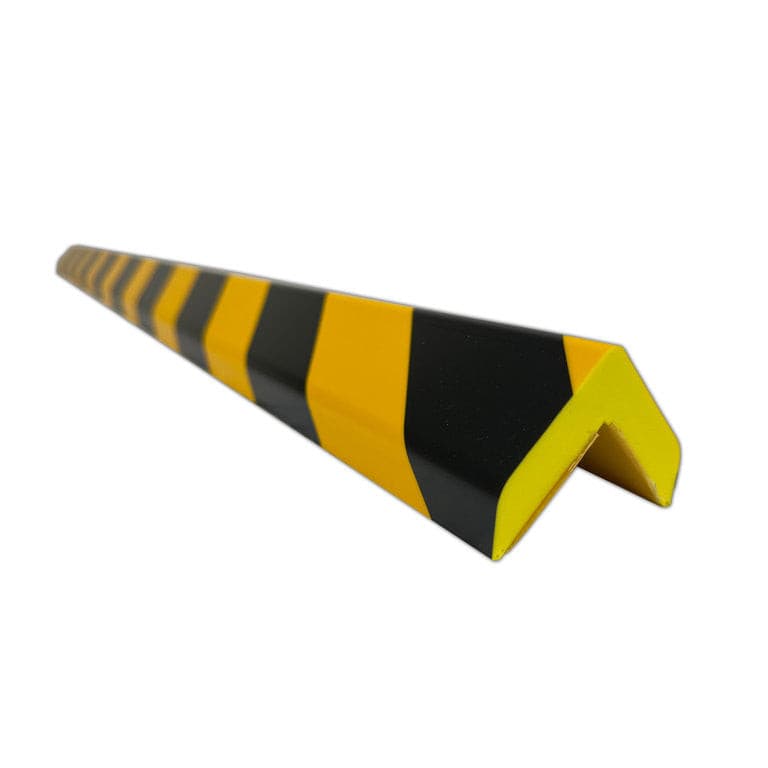 UV-beschermingsprofiel in zwart en geel, 1 meter, PU-schuim, diverse vormen / Type H