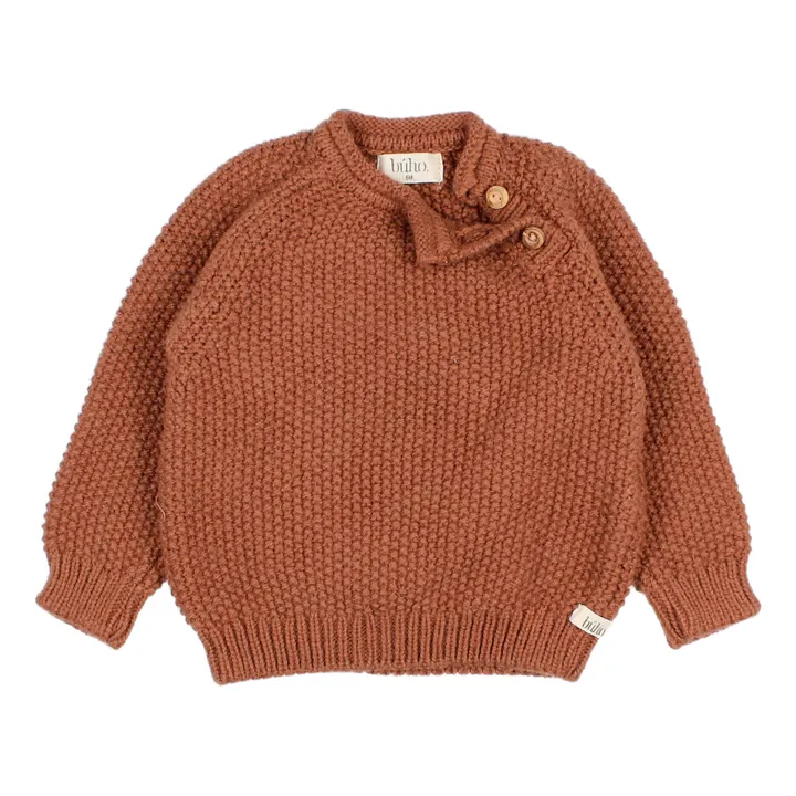 Búho Pull Boutonné | Caramel