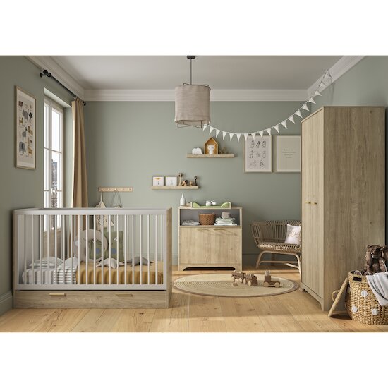 Elea Lit bébé   Beige        60 x 120 cm   de               Galipette