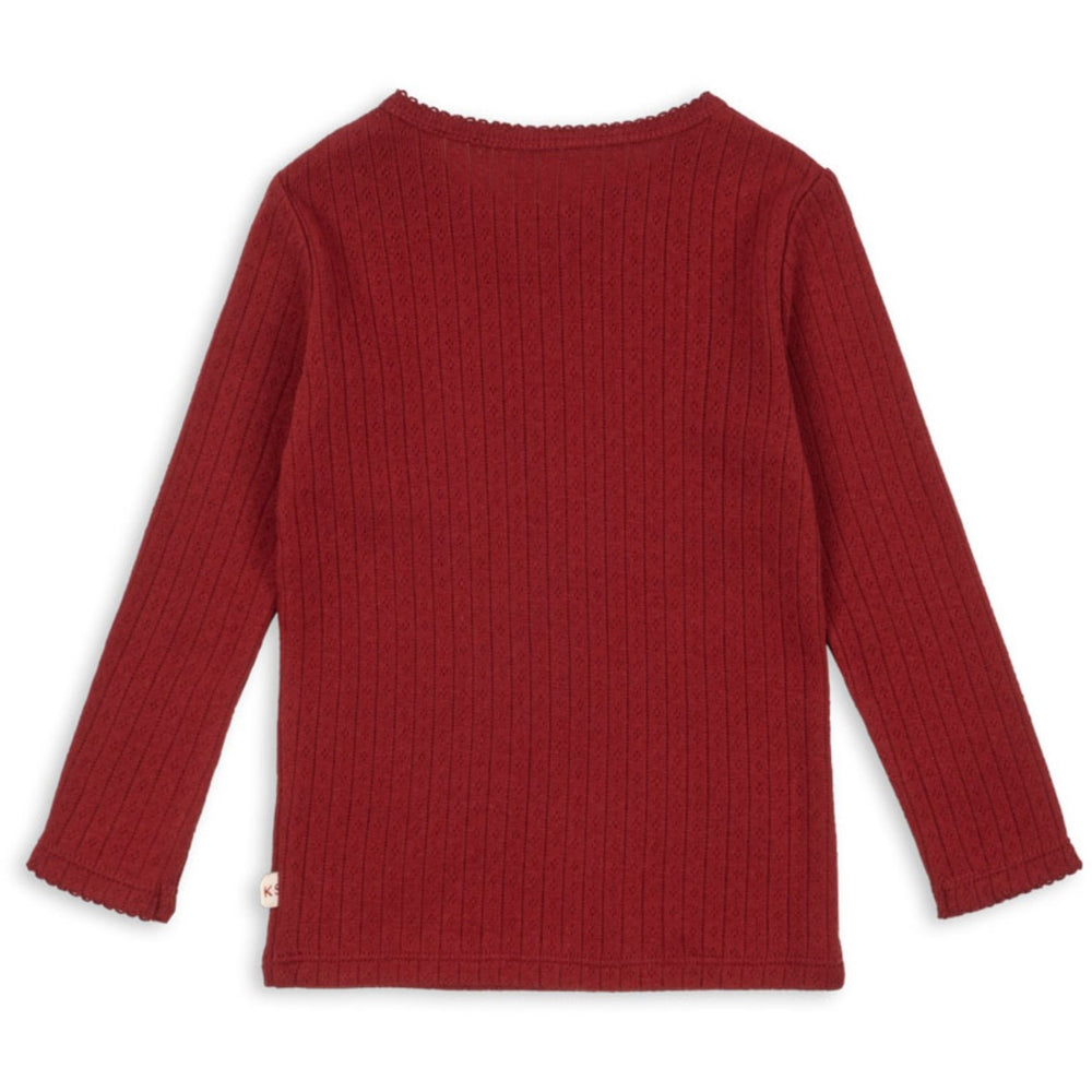 Køb Konges Sløjd Red Dahlia Minnie Bluse Gots