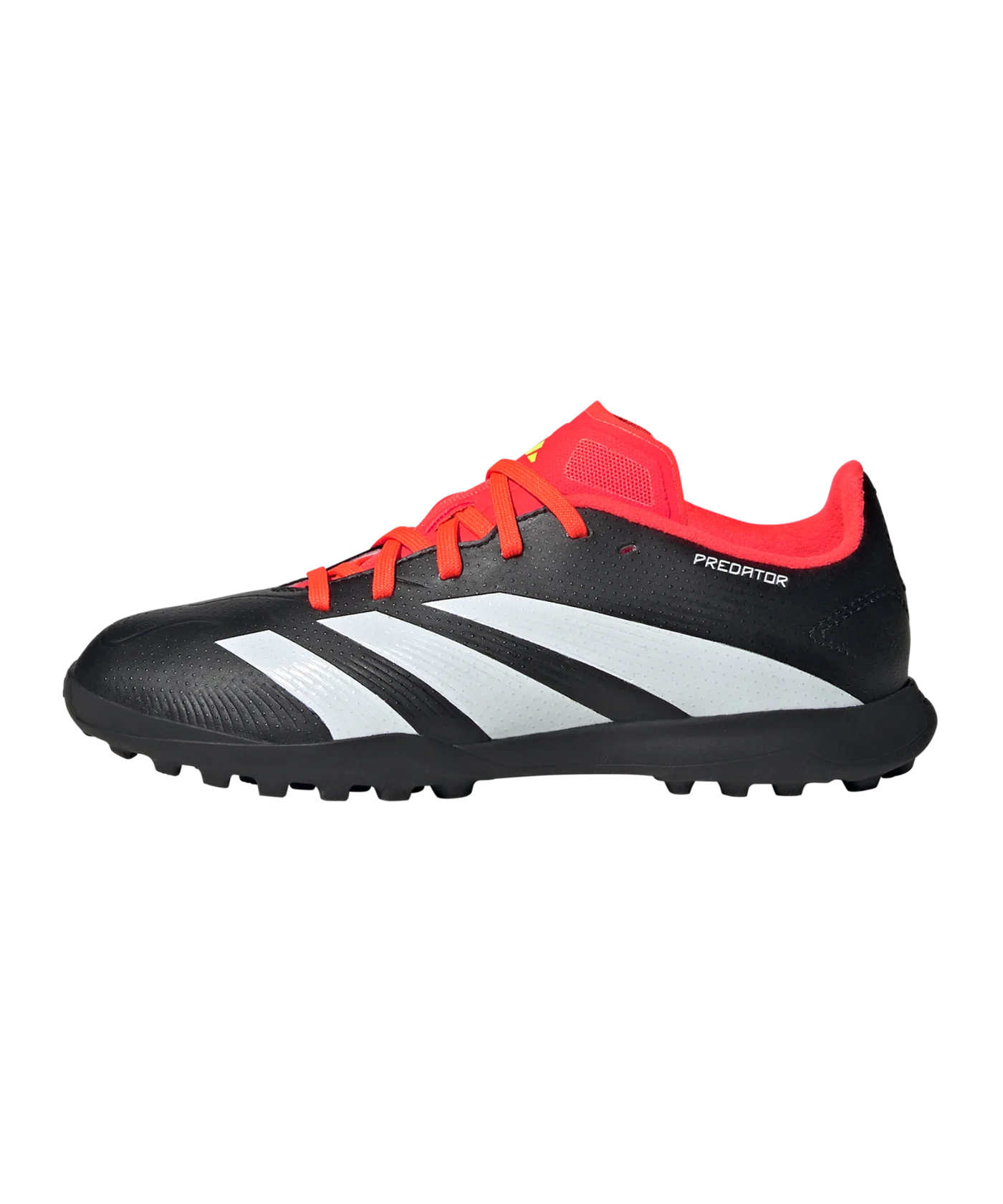 adidas Predator League TF Kids Solar Energy Schwarz Weiss Rot