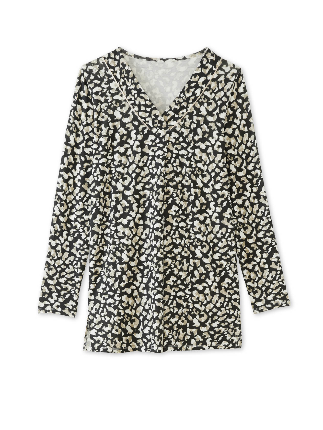 Tee-shirt tunique manches longues