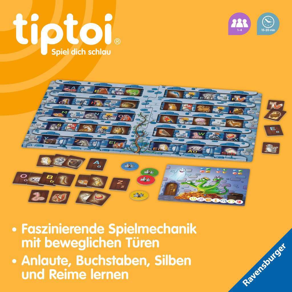 Ravensburger Spiel tiptoi® Schatzsuche in der Buchstaben-Burg