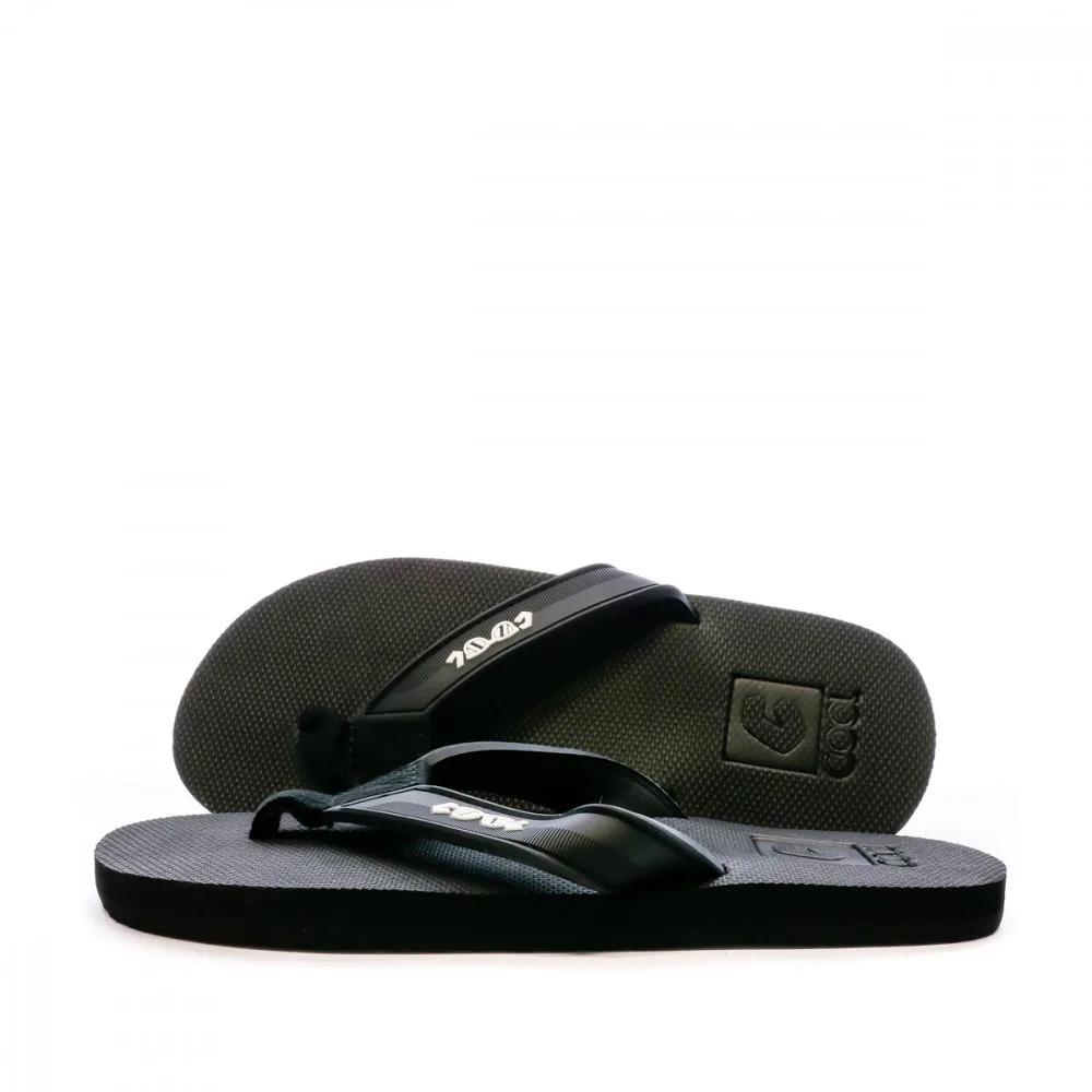 Tongs noires Garçon Cool Shoe Bone Shop