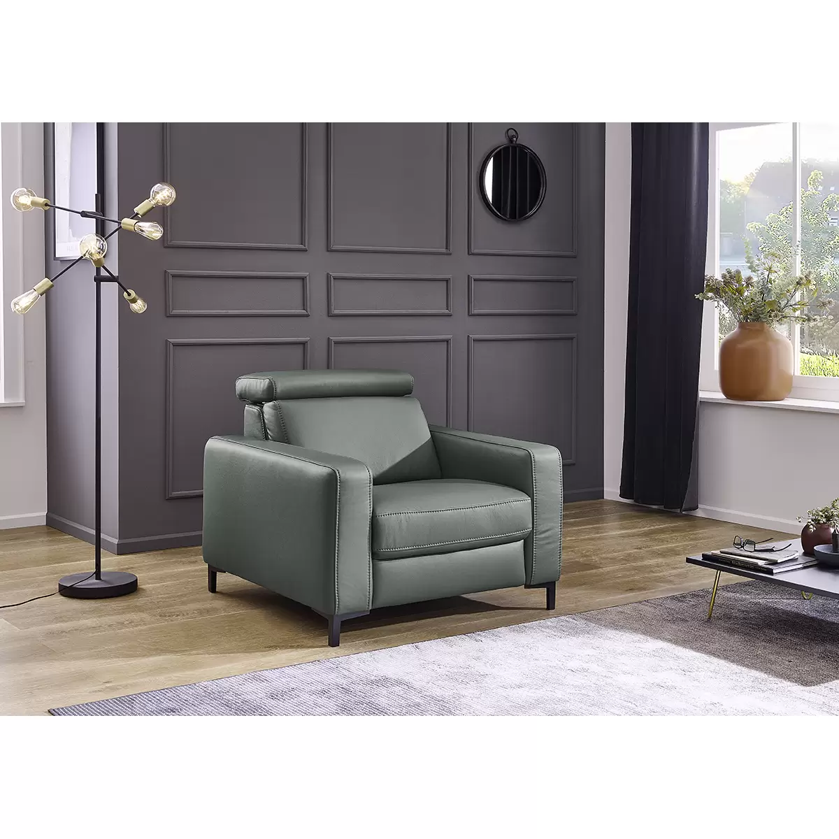 Sessel Venezia Blaugrau