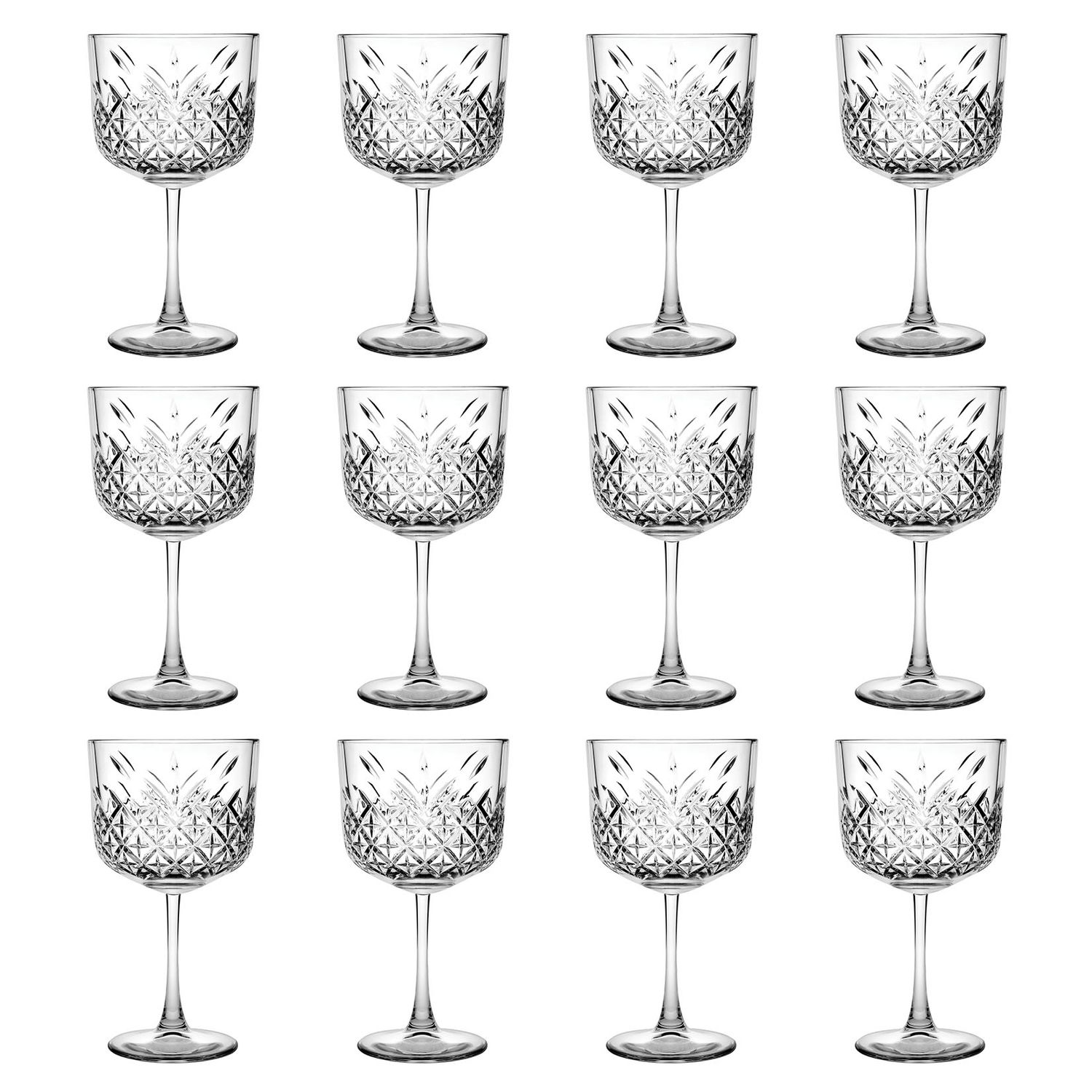 Cocktailgläser, Trinkgläser 12er Set - Timeless, 490ml
