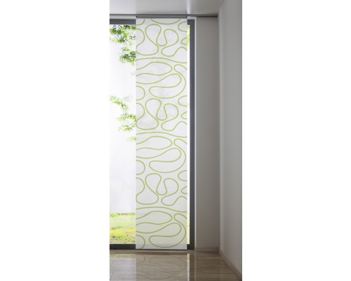 Schuifgordijn Move groen 60x300 cm