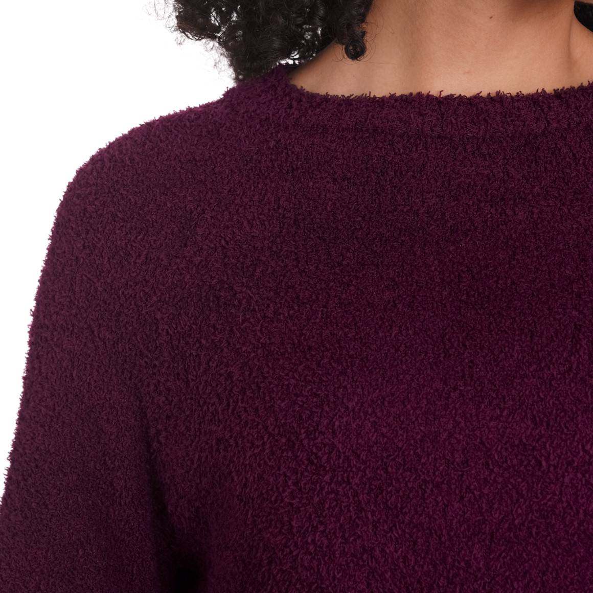 Gina Benotti Damen Pullover in Unifarben lila