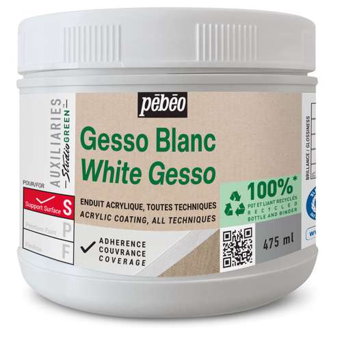 pébéo Acryl-Gesso Studio GREEN™, Weiß