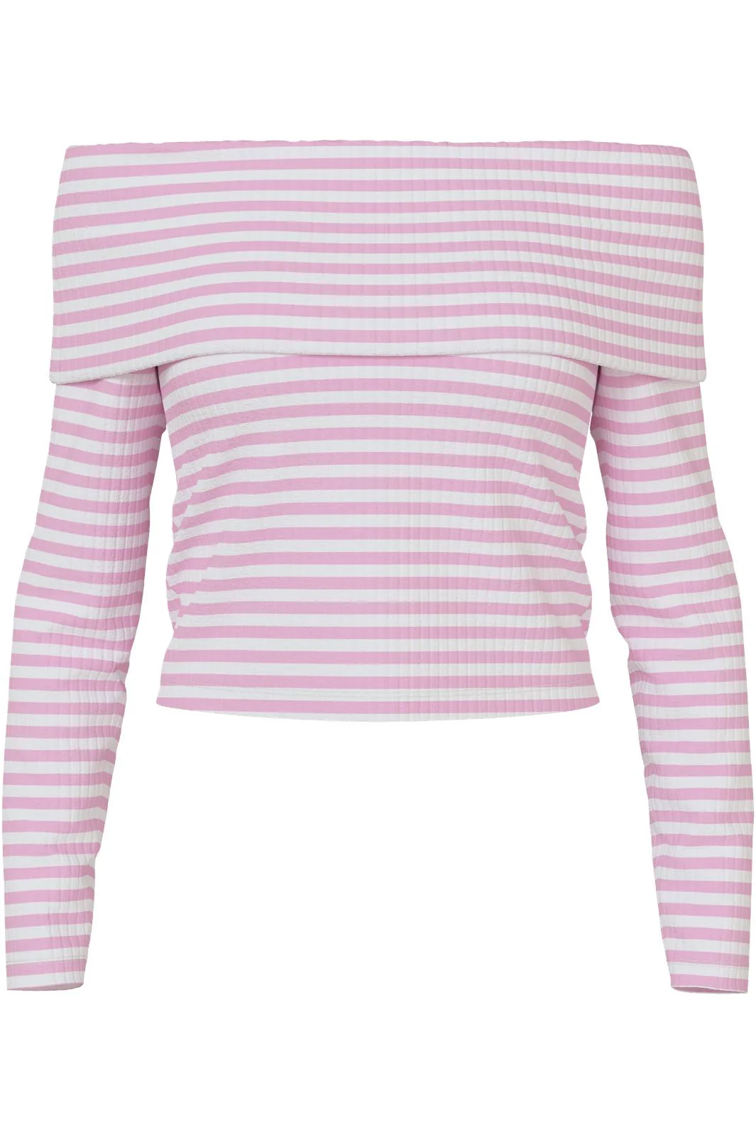 Pieces Pclaya Ls Off Shoulder Top 4695197 bright white pirouette