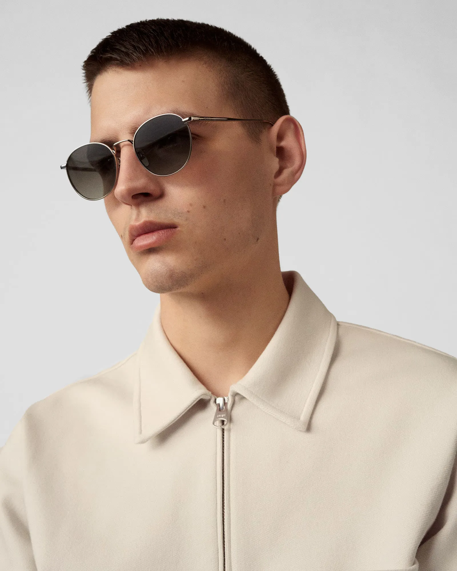 Chimi Eyewear ROUND GREY P SUNGLASSES