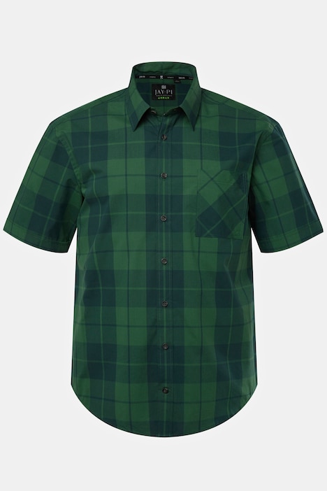 JAY-PI Karohemd, Outdoor, Halbarm, Kentkragen, Modern Fit