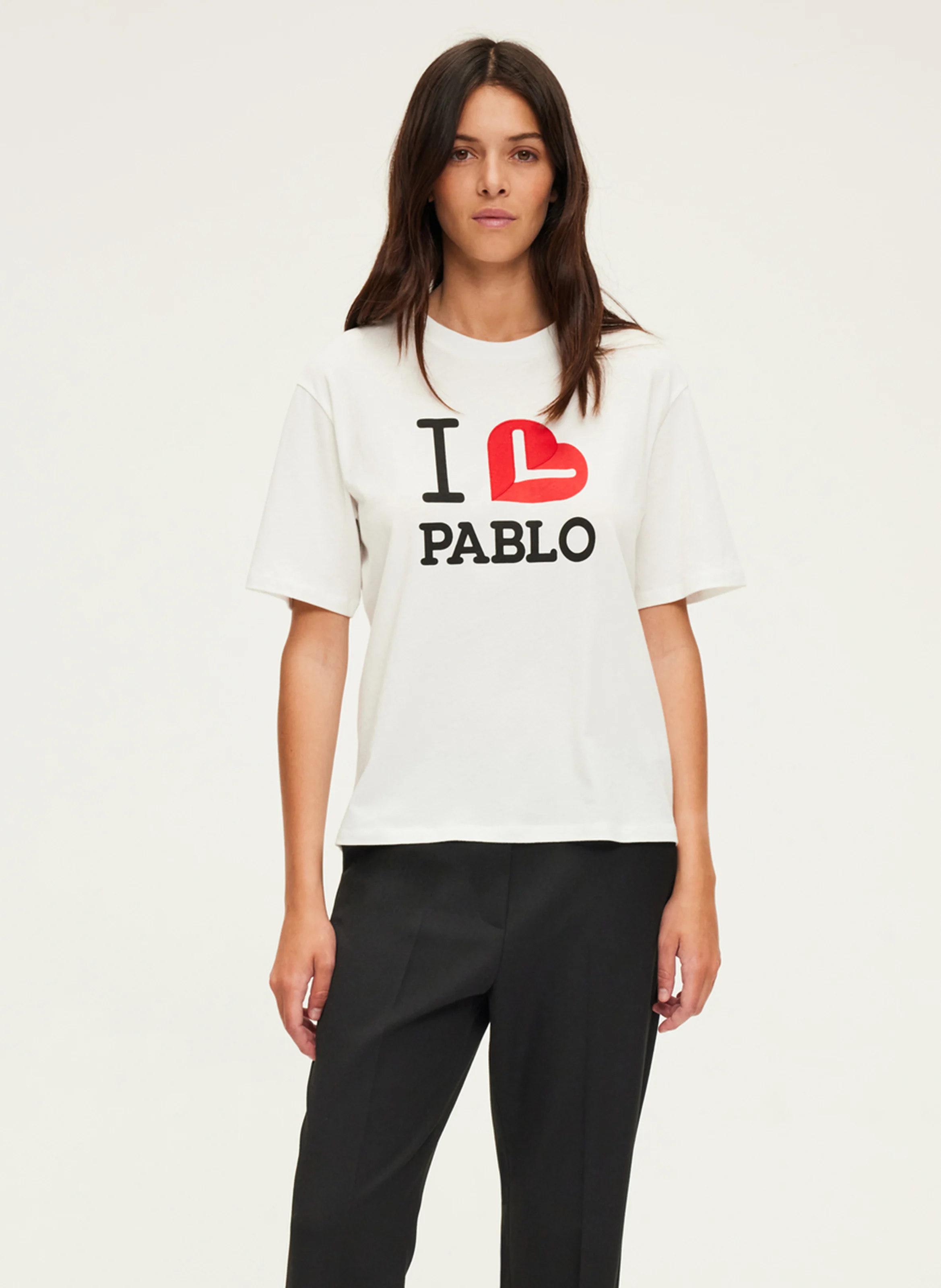 ARLETTY - Tee-shirt col rond en coton | Blanc