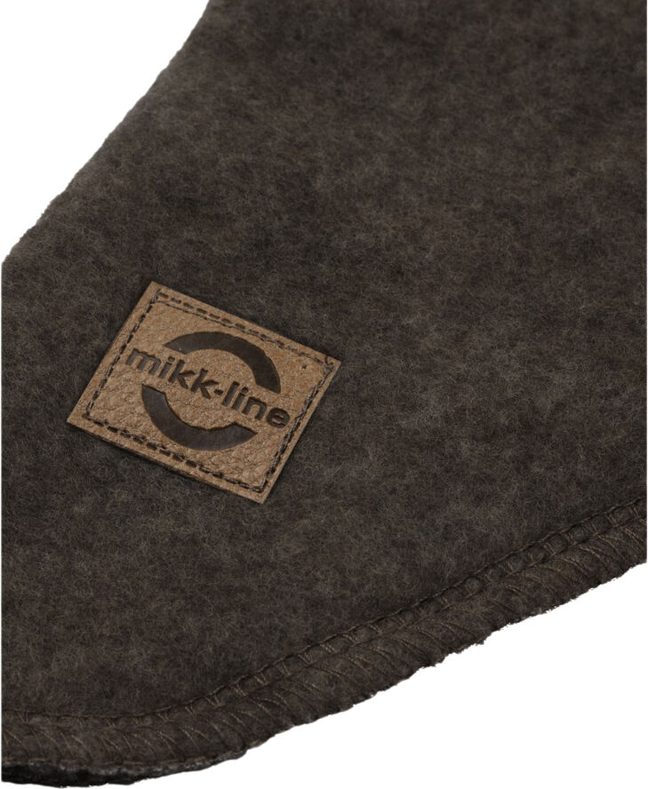 Mikk-Line Wool Fullface Dark brown melang