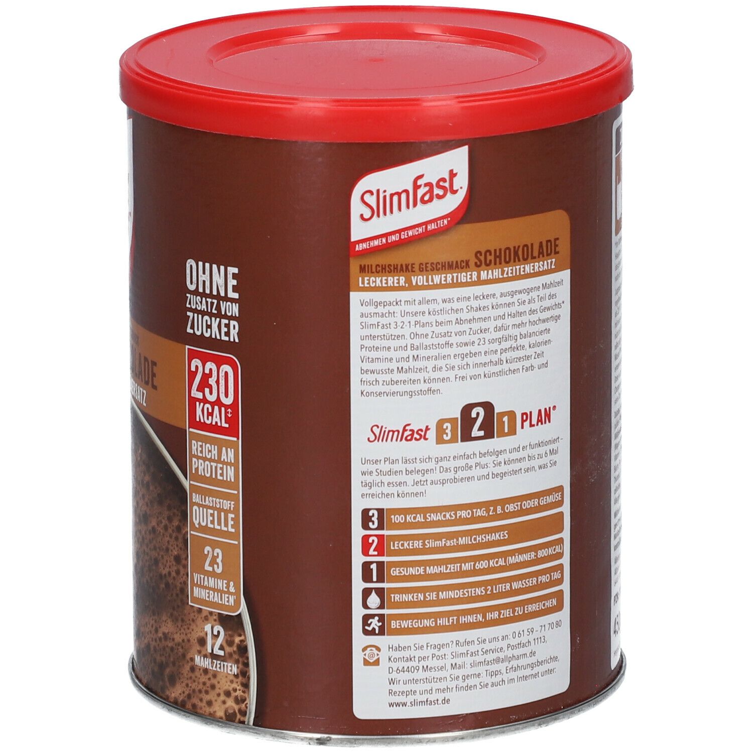 Slim Fast Milchshake-Pulver Schokolade