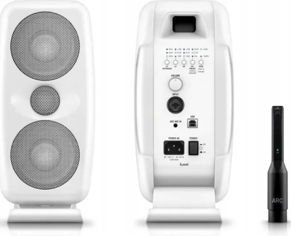 IK Multimedia iLoud MTM - Skærmhøjttaler - 100 Watt - 2-vejs - hvid