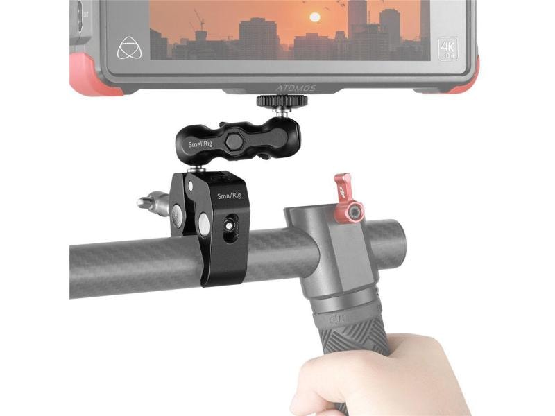 Smallrig Multi-Functional Crab-Shaped Clamp mit Ballhead Ma Multifunktionale Klemme mit Kugelkopfarm