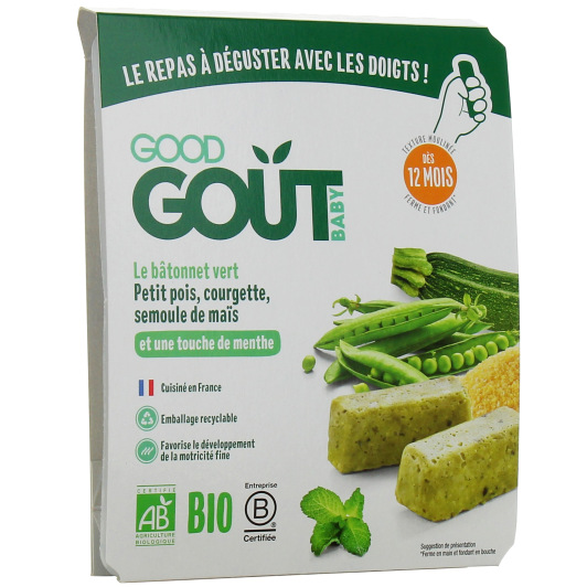 Good Goût bâtonnet vert à manger avec les doigts - DME bébé