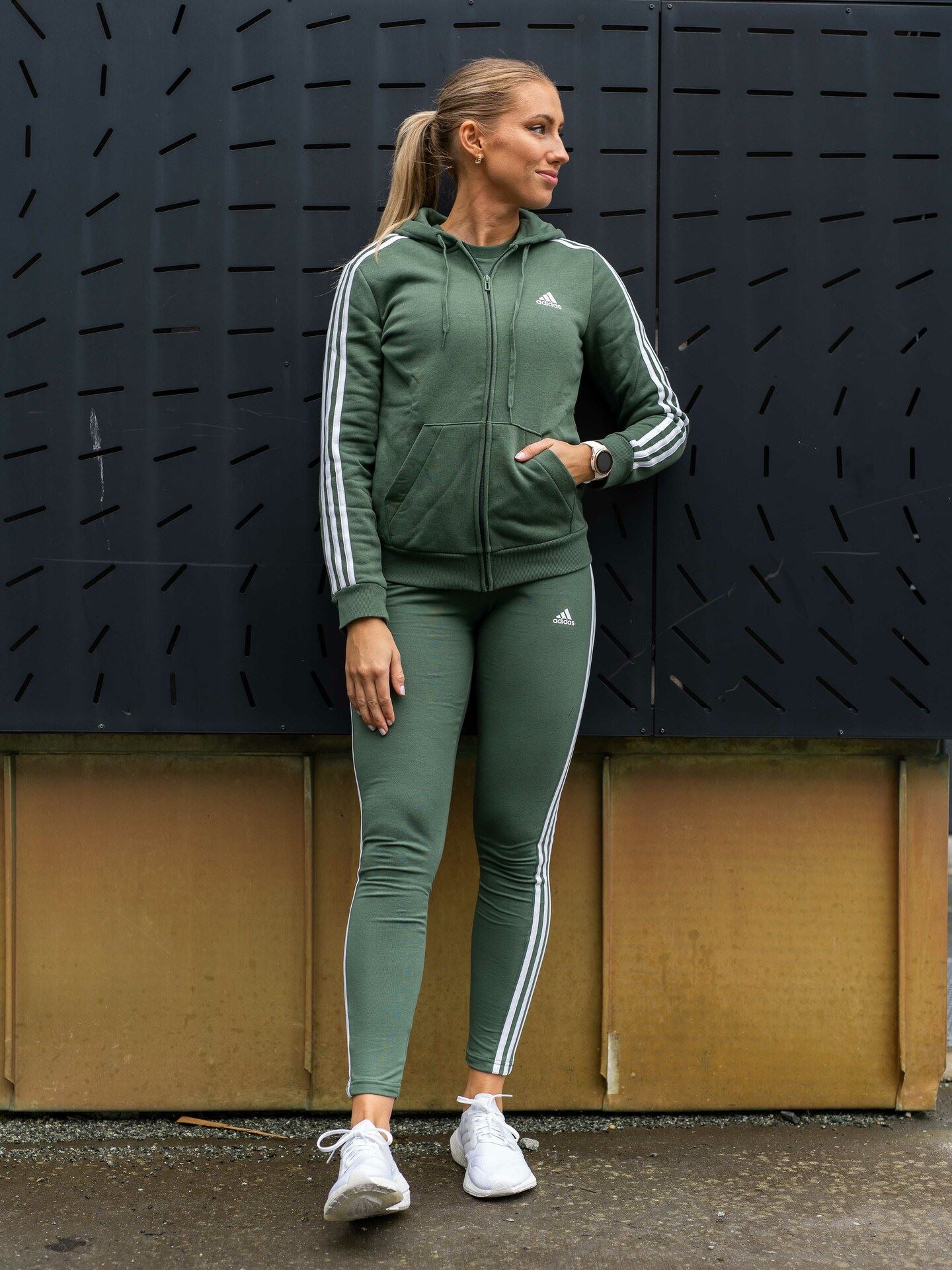3-Stripes French Terry Full Zip Hoodie
