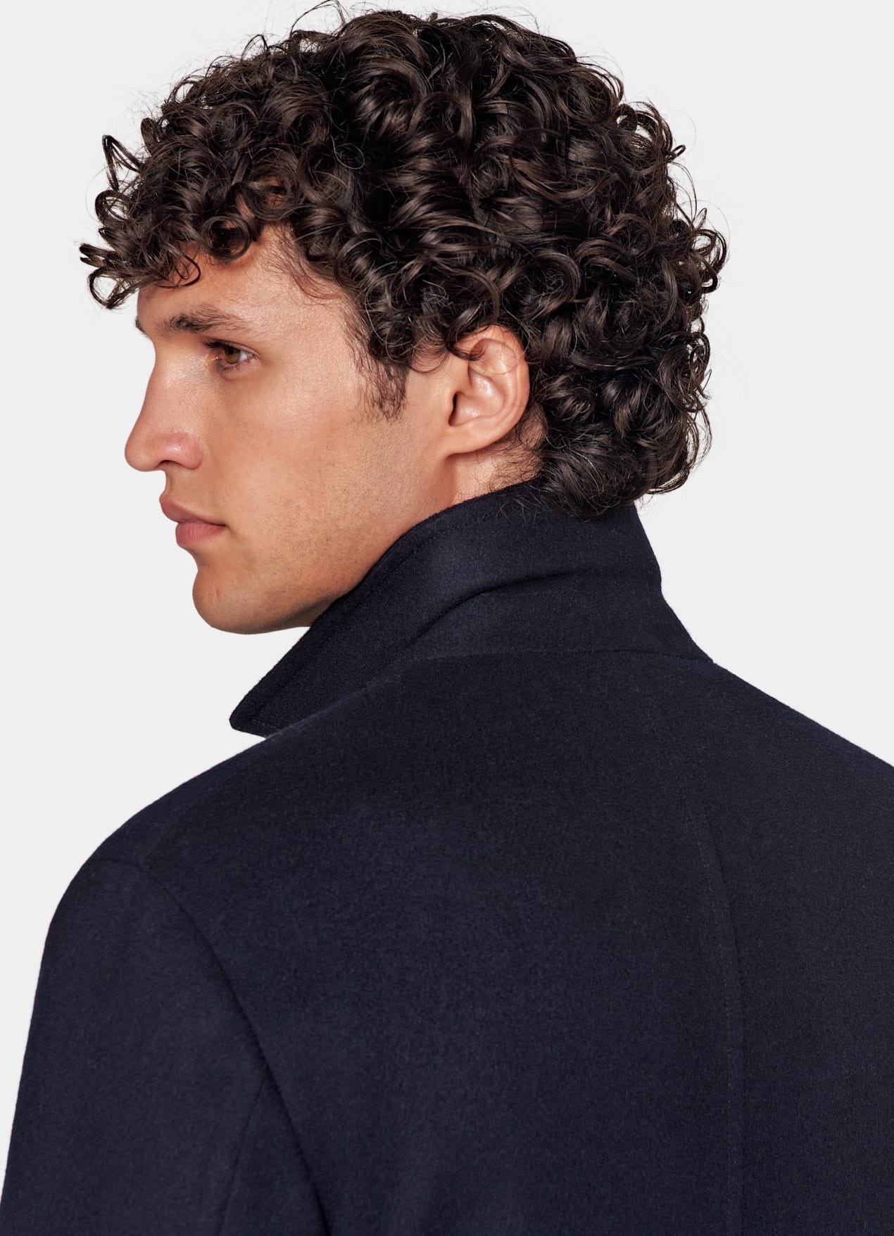 Manteau bleu marine