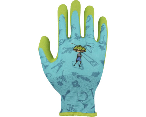 Kinderhandschoen Floralie maat 5 groen blauw