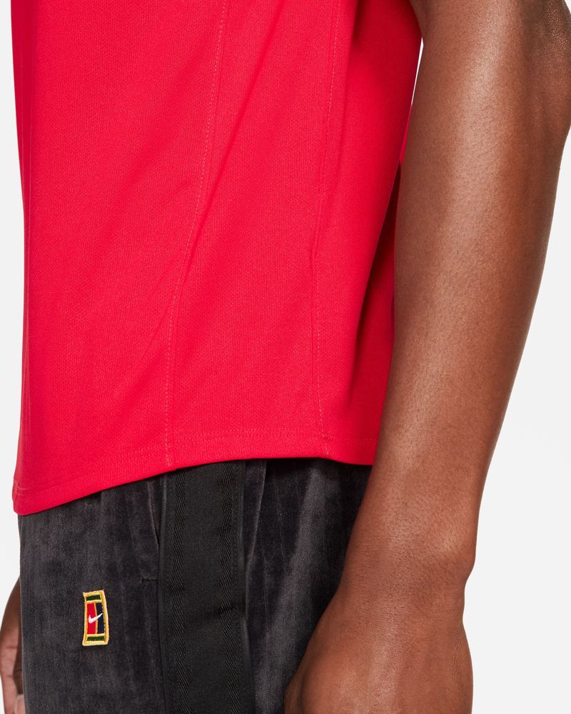 Haut de tennis Nike NikeCourt Rouge pour homme