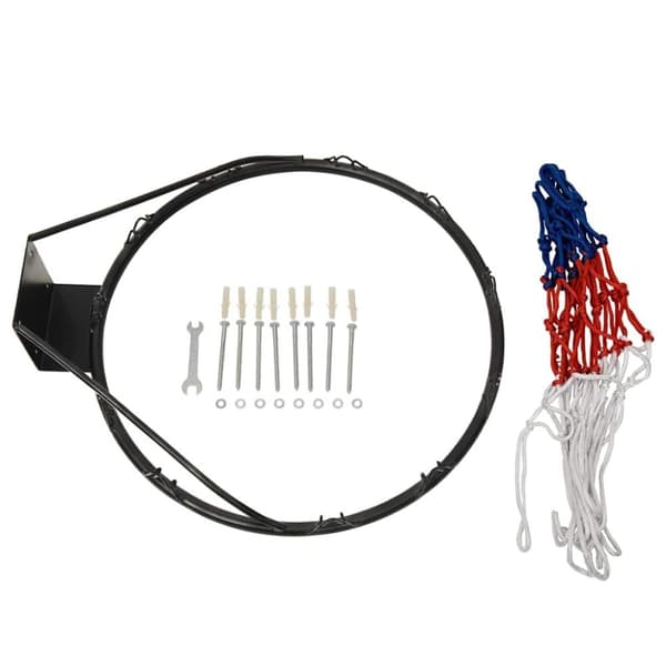 vidaXL Bakplate for basketballkurv hvit 109x71x3 cm polyeten