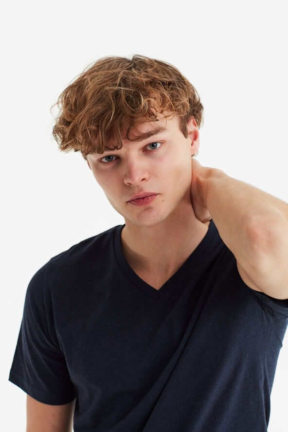 Magasin du Nord Collection Marcel 2 T-shirt Navy mel.