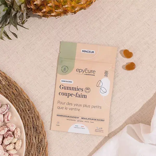 Epycure Emagrecimento Gomas Supressoras de Apetite Sem Açúcar Retardam a Sensação de Fome x30