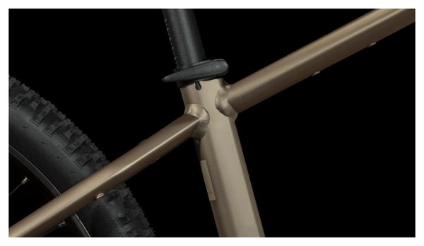 VTT Électrique Semi-Rigide Cube Reaction Hybrid Performance 625 Shimano Alivio 9V 625 Wh 27.5'' Marron Metallic