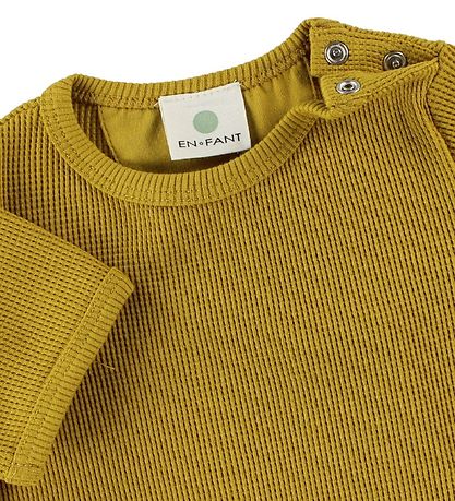 En Fant T-Shirt - Karrygul m. Hulm?nster