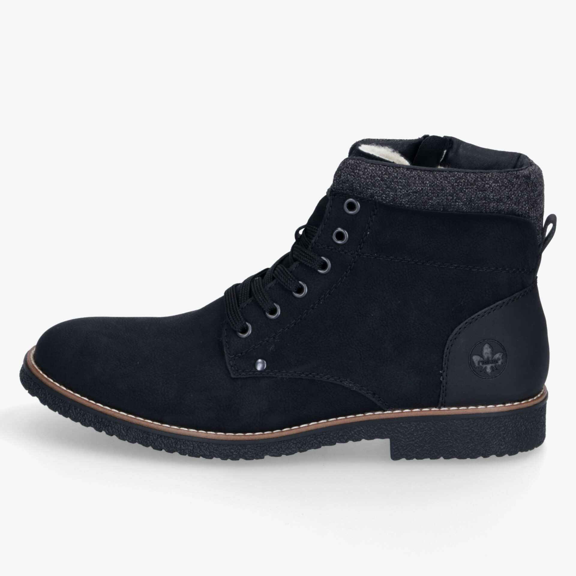 rieker Herren Stiefeletten schwarz