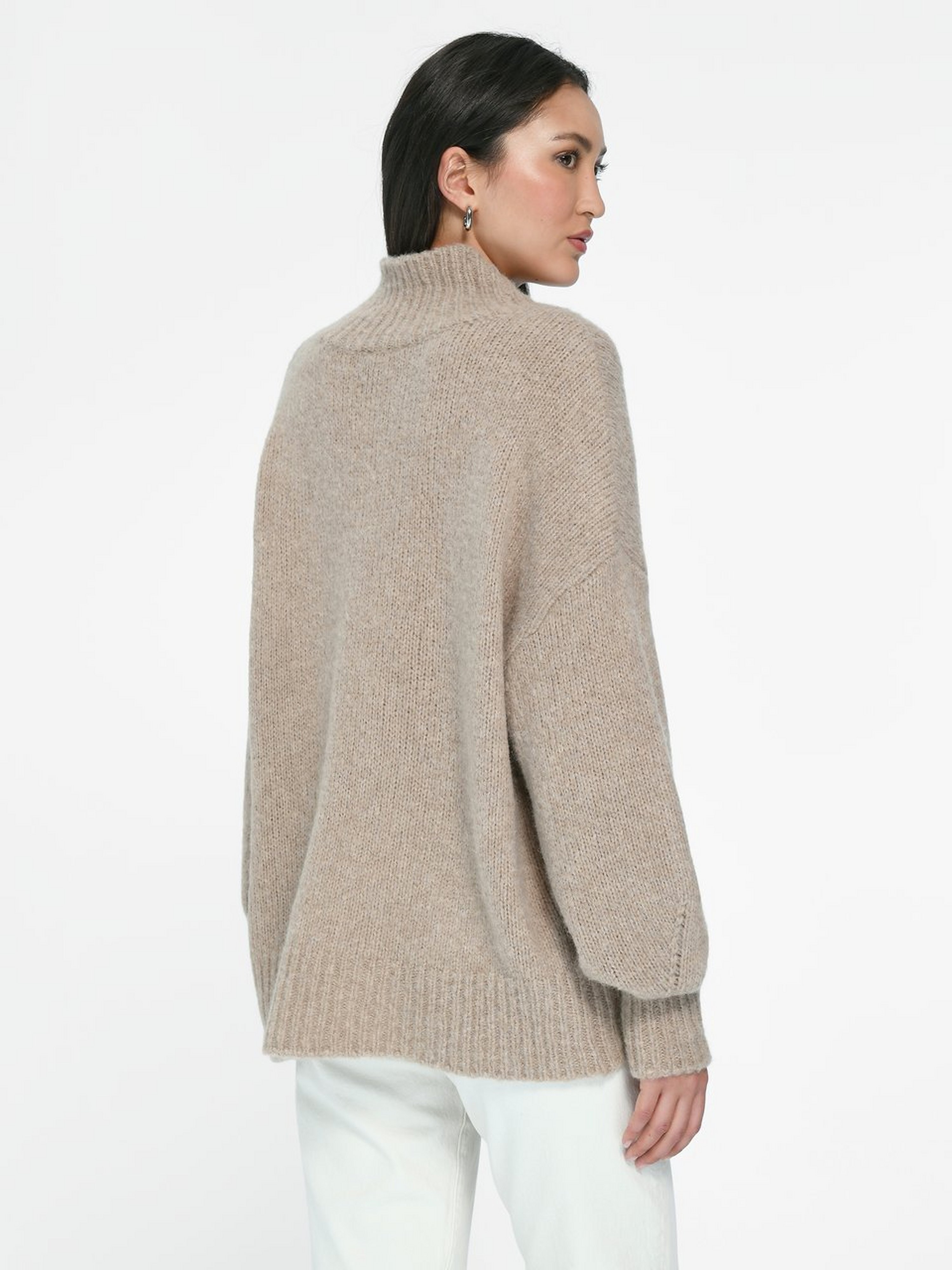 Pullover mit Stehkragen