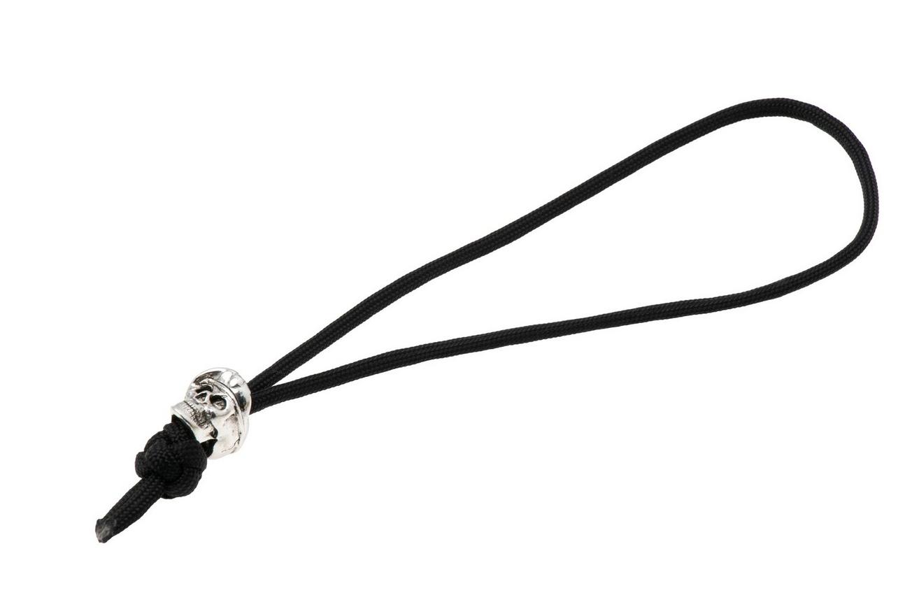 Spartan Blades Beret Skull Bead Black Paracord