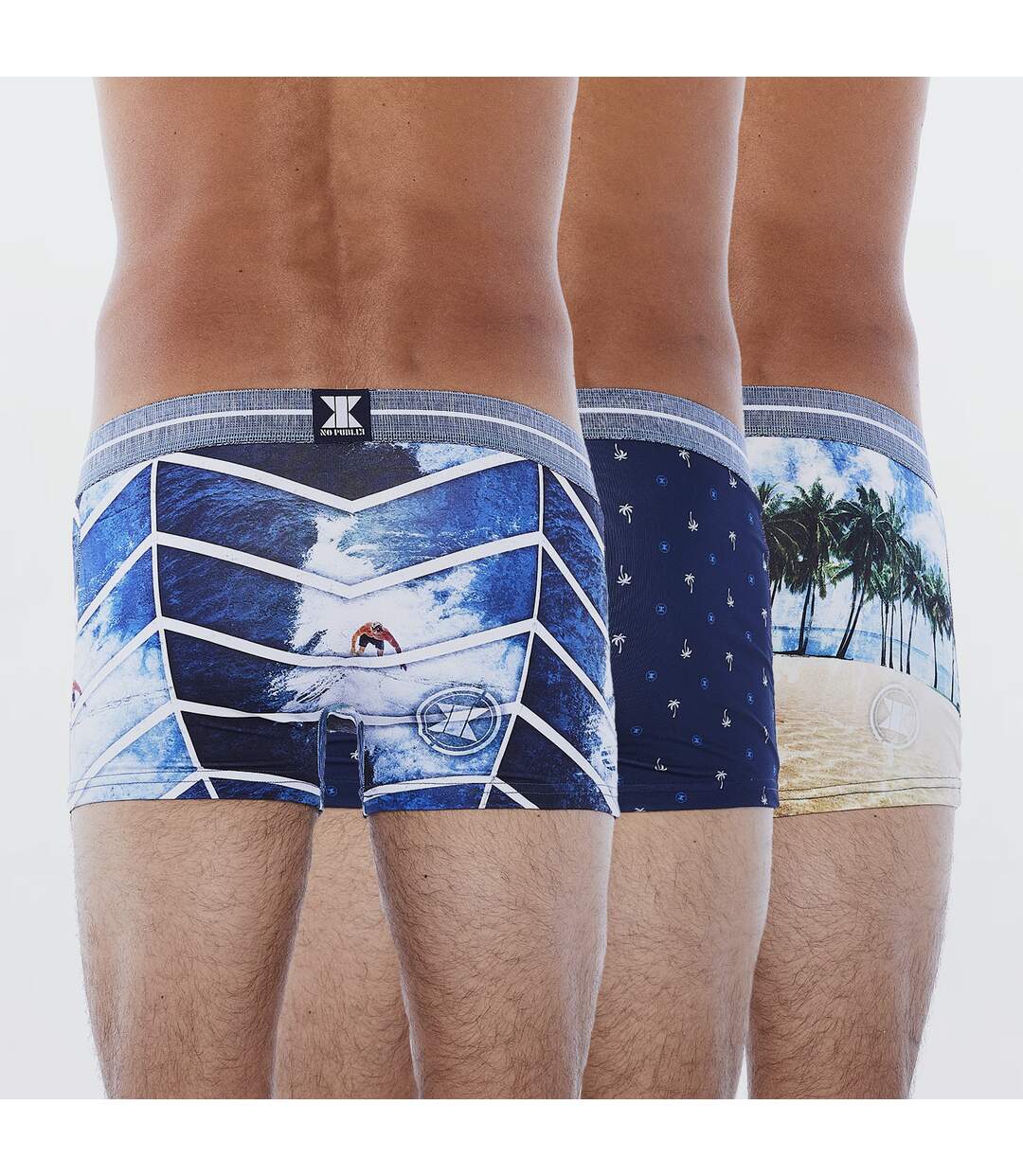 Lot de 3 boxers Beach