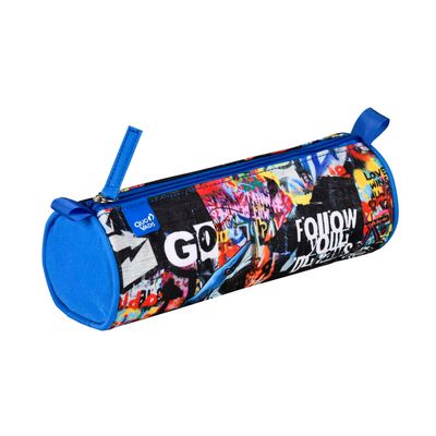Trousse ronde Graffiti - 1 compartiment - différents modèles disponibles - Quo Vadis