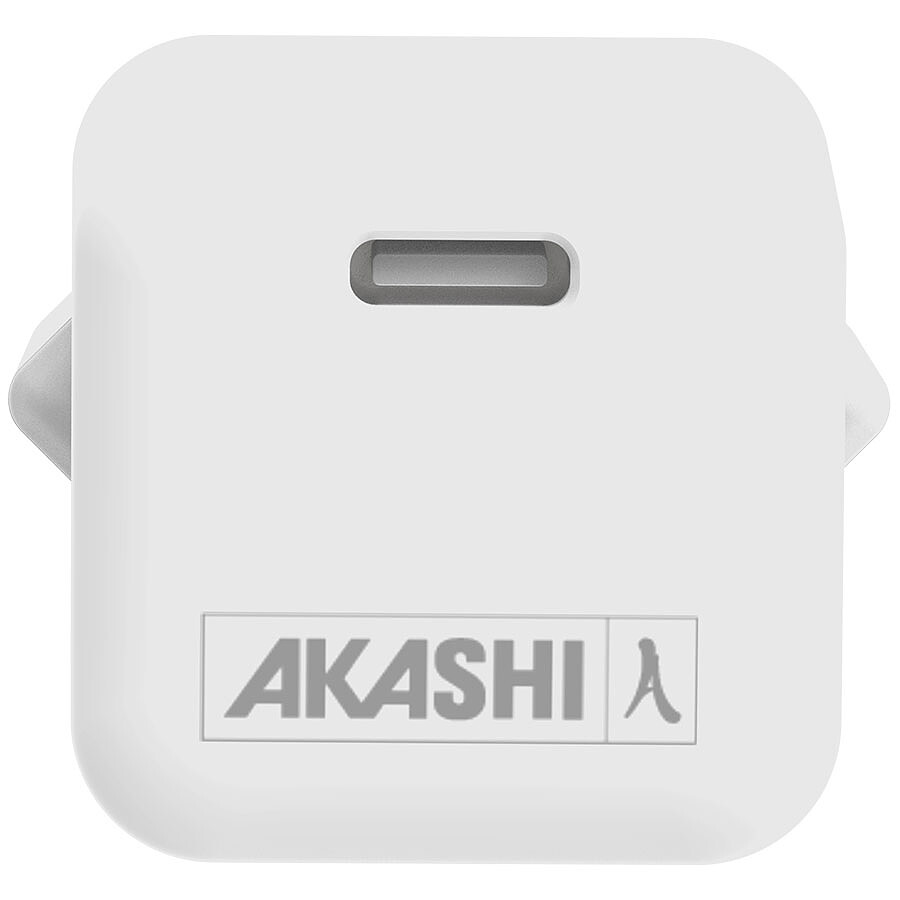 Akashi Chargeur secteur USB-C 30W - Blanc