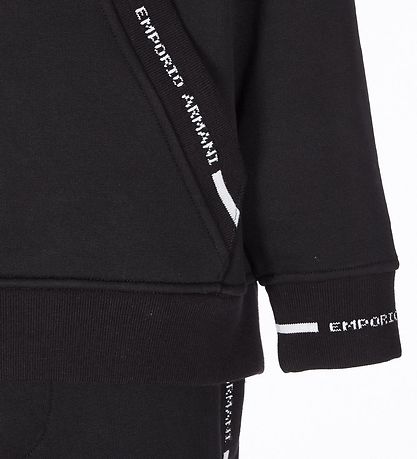Emporio Armani Sweats?t - Sort m. Hvid