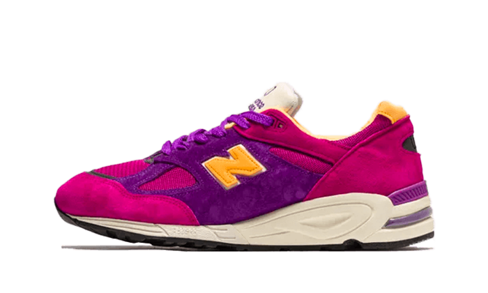 New Balance 990 v2 MiUSA Teddy Santis Purple Yellow
