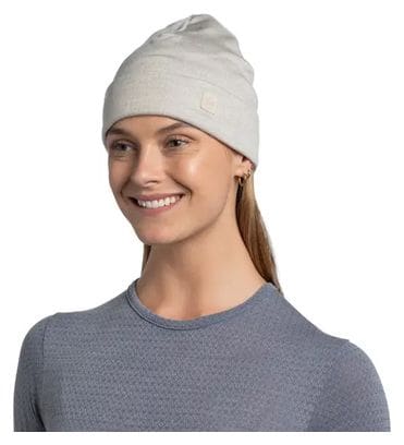 Bonnet Buff Merino Heavyweight Beanie Solid Gris