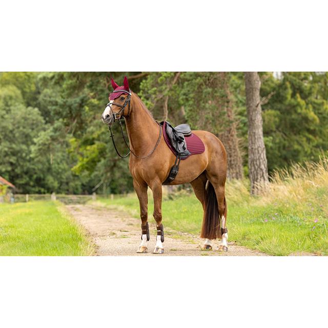 Zadeldek LeMieux Softshell Anti Slip Cc Square Donkerrood