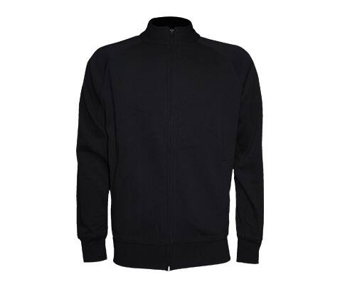 JHK JK296 - Sweat Unisexe à Grand Zip et Col Haut