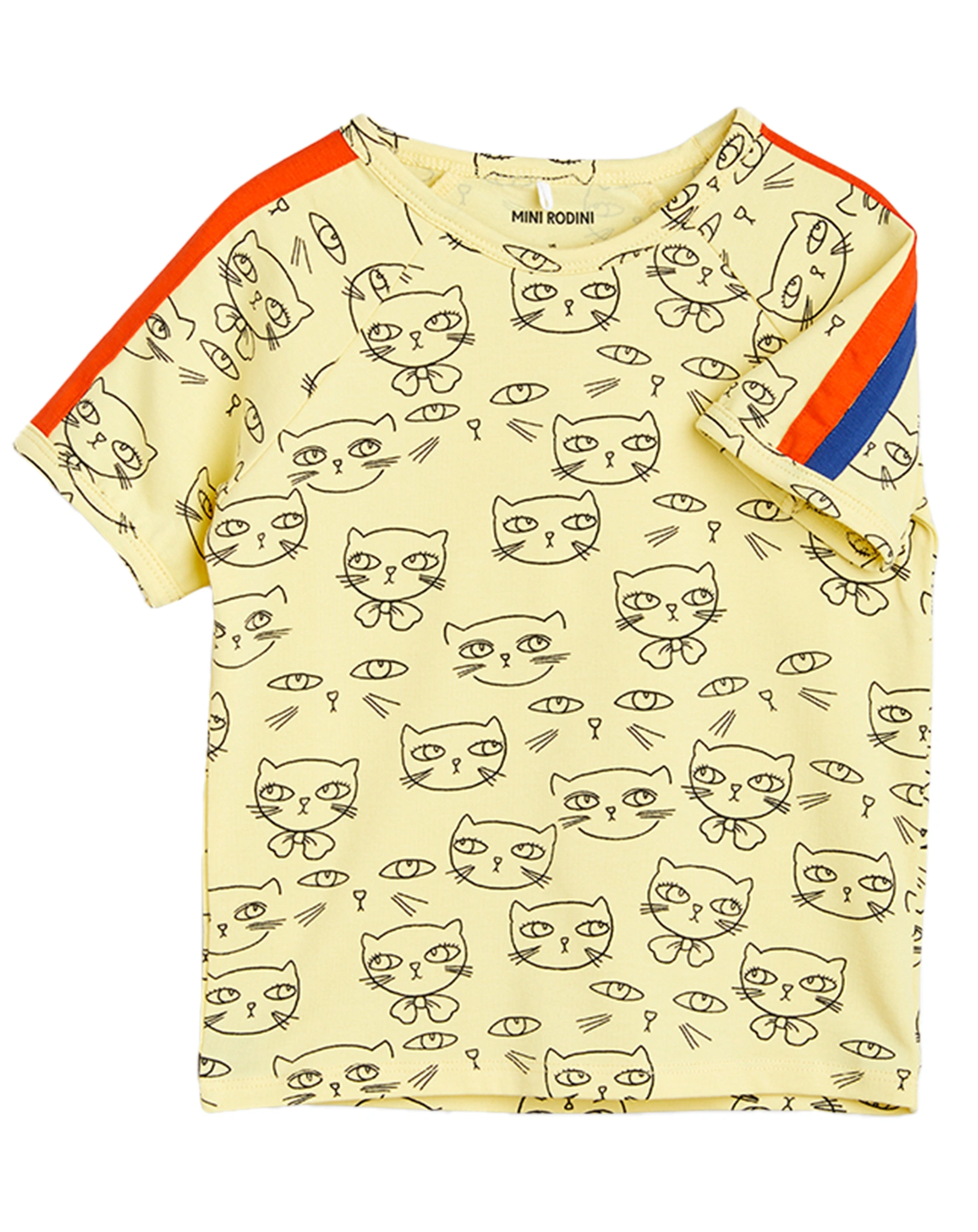 T-Shirt CATHLETES AOP in yellow