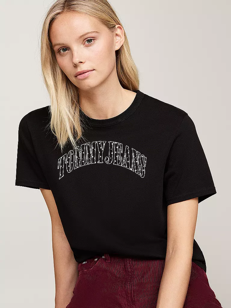 TOMMY JEANS T-Shirt schwarz