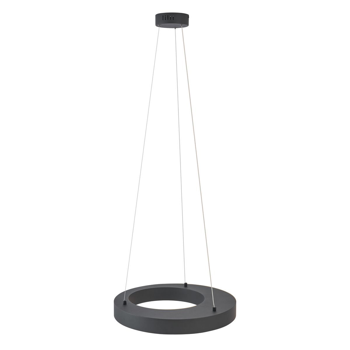 Moderne hanglamp zwart 50cm incl. LED 3-staps dimbaar - Organici