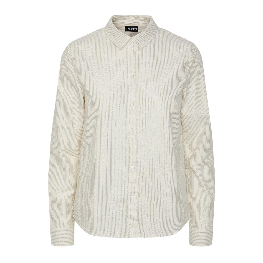 Pieces Chemise Ecru/Doré Femme Pieces Cirene